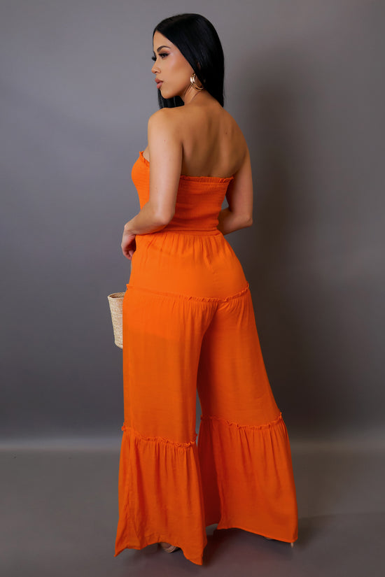 TIMELESS JUMPSUIT - ORANGE