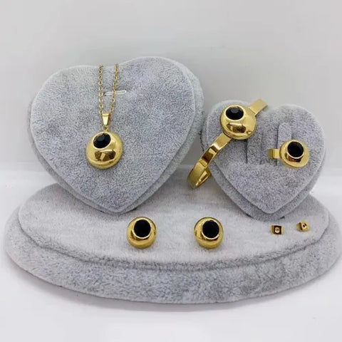 Stainless steel jewelry4 pieces sets